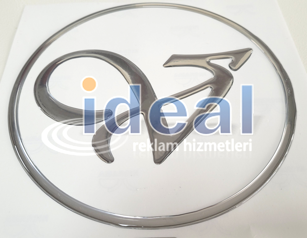 Harf Döküm Damla Etiket